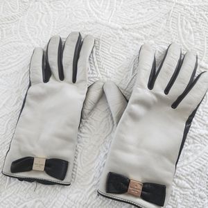 Kate Spade New York Leather Bow Gloves